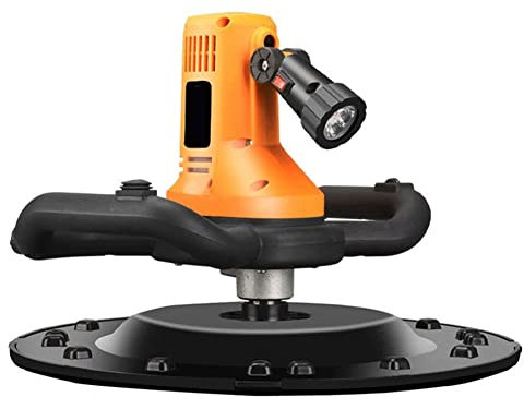 LBLFEBD Macchina lisciatrice per pareti, levigatrice per cartongesso Portatile da con Asta di miscelazione e 6 velocità Regolabili, frattazzo Elettrico per Stucco e Malta cementizia con Luce