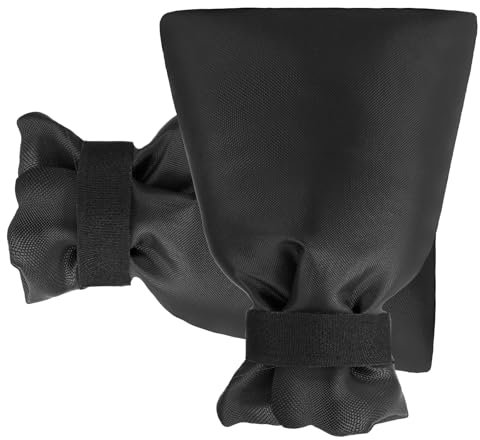 BEEWAY Lot de 2 housses de robinet d'extérieur pour l'hiver, veste de protection isolante contre le gel du robinet – Imperméable, épaisse, taille L, 22 x 18 cm