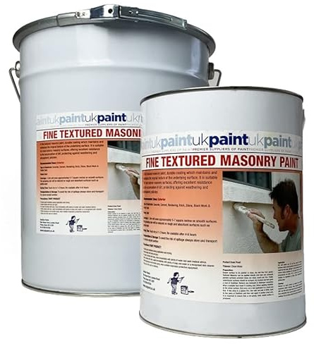 Masonry Paint - White - 20lts - Trade Fine Textured