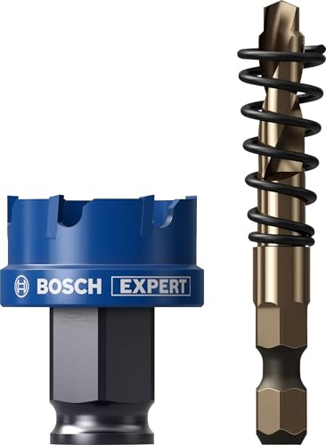 Bosch 1x Expert Sheet Metal PC Plus Hole Saw (for Stainless Steel Sheets, Steel Sheets, Ø 32 mm, Professional Accessory Drill Driver)