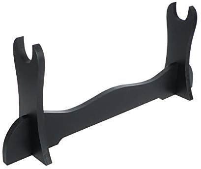 CoolChange Schwertständer aus Holz für Katana | Deko Schwerthalter für ein Schwert | Schwarz