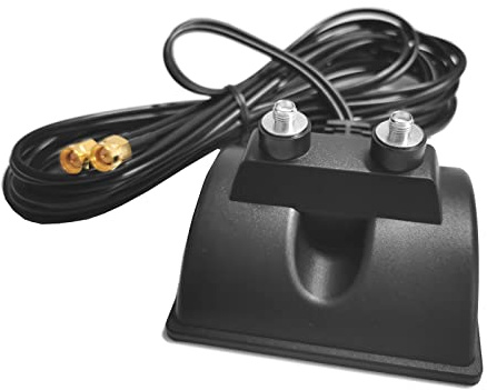 B66CS WLAN-Antennenverlängerungskabel 3m – SMA-Stecker auf SMA-Buchse RG174 mit Magnetfuß für Router und 4G LTE-Antennen