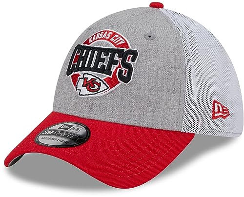 New Era 39Thirty Stretch Mesh Cap - Kansas City Chiefs - M/L