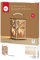 Rayher Holz Laterne Wald, mit Griff, 15,3 x 15,3 x 26,5 cm, Holzbausatz 23tlg, Windlicht, für LED-Kerze, Lichterkette, Holz FSC zertifiziert, 64030505, Natur