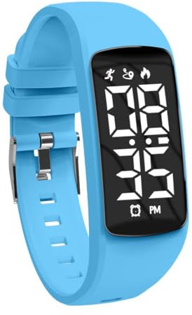 aswan watch Orologio Digitale Bambina Bambino con Cronometro,Contapassi,Distanza e Calorie Senza APP,Calendario,Sveglia-Orologio Fitness Tracker per Ragazze e Ragazzi con Cinturino in Silicone