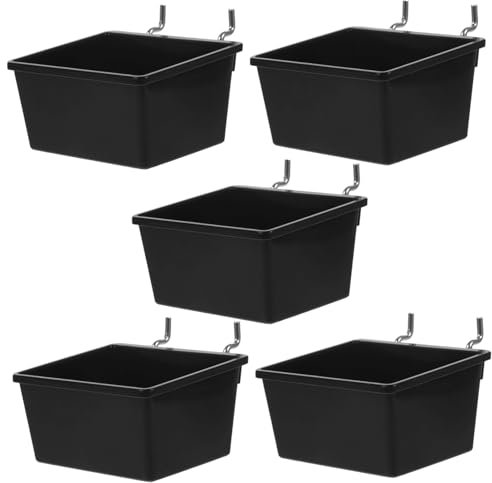 jojofuny 5pièces Organisateur De Panneau Perforé avec Bacs De Rangement pour Garage Et Atelier pour Bacs Utilitaires Et Accessoires De Panneau Perforé