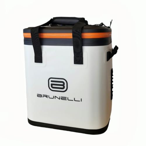 BRUNELLI 25L Kühltasche Kühlbox Rucksack Wasserdicht Picknicktasche Camping Isoliertasche White
