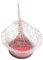 Ciotole per miscelazione del colore dei capelli Kit tintura per capelli Kit tintura per capelli ciotola tintura set di acconciature di styling 2pcs rosso