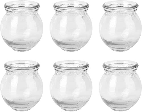 1 set di 6 pezzi di terapia di coppettazione in vetro Set di coppettazione per coppettazione sottovuoto Dispositivo per coppettazione coppettazione Massaggio coppettazione per il fuoco Salute cinese(C