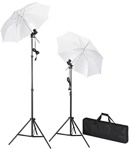 Tidyard Fotostudiokit med fotopaneler och paraplyer, professionellt fotostudioset för porträttfotografering, fotostudioprodukt och video