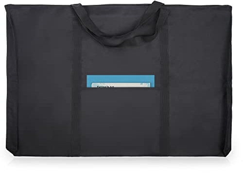 JJRING Dacron Art Portfolio Tote Bag 25'' x 37'' For 24'' x 36'' Black