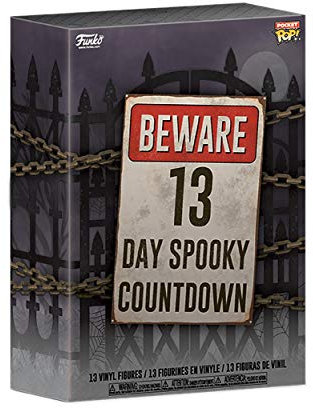 Funko Advent Calendar: Pocket POP! 13 - Featuring Classics from Beetlejuice, Freddy Krueger, The Shining and The Exorcist and More - Day Spooky Countdown - 13 Tage Voller Überraschungen - Mystery Box