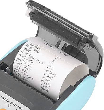 Tragbarer 58-mm-Drucker, Etikettendrucker, Bon-Thermodrucker, Hipping-Etikettendrucker (Mit Aufbewahrungstasche)