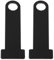 Helmet Lock antivol Casque Moto Sangle de Casque D Ring Lock, Sangle de Casque de Moto Universelle en Acier Inoxydable D Ring Steel Lock Extension Connector Accessoires de Moto(Le Noir)