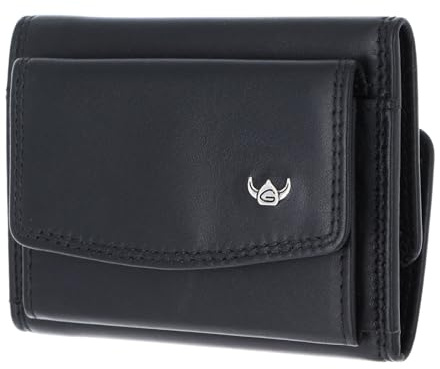 Golden Head Leder Geldbörse Polo RFID Protect Minischeintasche 1314 Schwarz