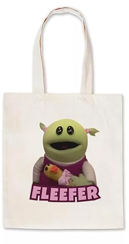 New Spirit Original Fleefer nanalan mona meme tygväska bomull shopper, Naturligt, En storlek