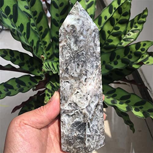 NWPNLXEA Home Collections Balance Natural Sphalerite Pillar Crystal Single Spike Pillar Polished Stone Reiki Stone Decoration Home Decoration