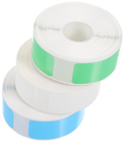 SHINEOFI 3rolls Thermal Printer Labels Label Maker Tape Self-Adhesive Rectangles Plant Tags