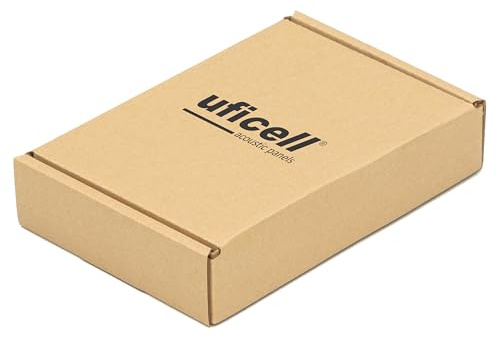 Paneles acústicos en caja de muestra que incluyen las siguientes superficies: Roble natural, Roble invierno, Roble negro, Roble plateado, Roble ahumado, Nogal