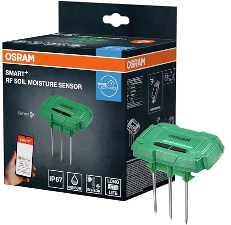 OSRAM SMART+ Fuktighetssensor, Smart sensor för trädgården, mäter | , Ambient Mood Light, dia, , 1-Pack