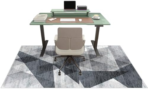 Alfombra Silla de Oficina para Suelos Duros, Protector Suelo Silla Ruedas, Alfombrilla Protectora para Silla de Oficina, Alfombra Gaming Suelo, Alfombrilla de Escritorio para Parquet 100 x 140 cm
