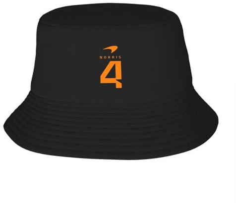 Sombrero de Cubo Lando Norris 4 Sombreros Boonie Sombreros Occidentales cumpleaños en el Sombrero para Damas Hombres