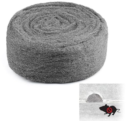 Steel Wool Mice Wire Wool Rats, Used To Seal Small Gaps And Prevent Rodents,Wire Wool 0000 Fills Gaps And Holes (1)