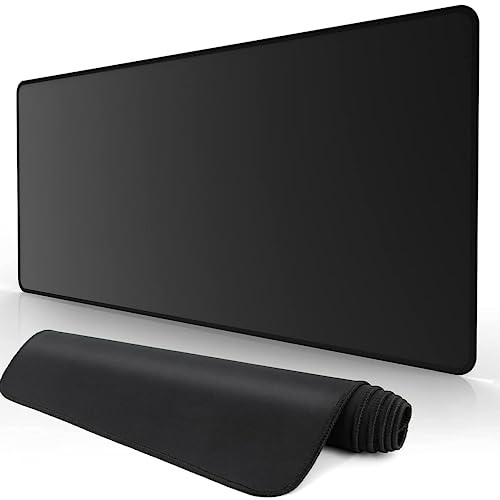 Alfombrilla de Ratón XXL 800x300x3 mm – Mouse Pad Grande Antideslizante e Impermeable para Escritorio – Ideal Gaming y Oficina – Tapete de Escritorio para Ordenador (Pack 1)