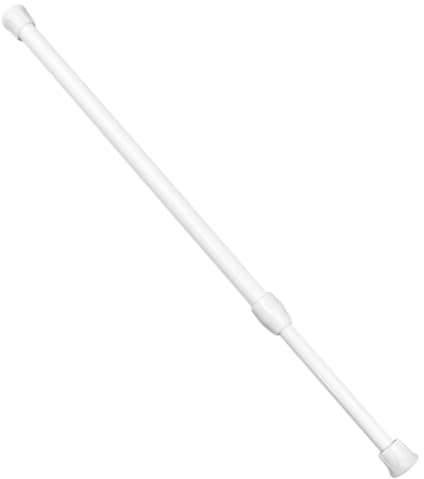 TOKIDNY Barra de Cortina Telescópica sin Taladro 40-70 CM Varilla Extensible de Tensión Alta Resistencia para Cortinas Baño y Tendedero Ajustable para Armarios