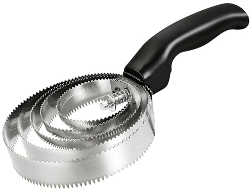 Rongrongago 5 Anneaux Etrille Double Face Brosse pour Cheval, Peigne Curry Cheval, Brosse à Démangeaisons pour Chevaux, pour Le Changement de Pelage, L'épilation