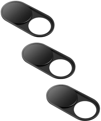 CloudValley Métal Cache Camera Ordinateur | [Lot de 3] 0.023 inch Métal Caméra Cover Slide for Mac, iPad, MacBook Pro, MacBook Air, Laptops, PC, Tablets