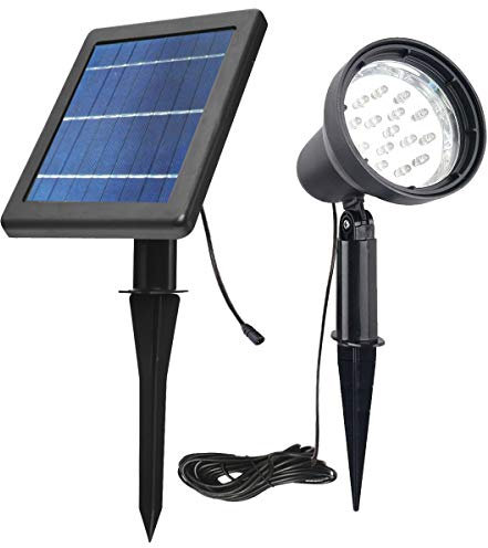 SUNLONG Solar Spot Lights Outdoor Waterproof for Flag Landscape 16.4Ft Wire