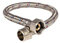 MKV Edelstahl Flexschlauch 80cm 1/2 AG x 3/8 IG Panzerschlauch Sanitär für Armatur