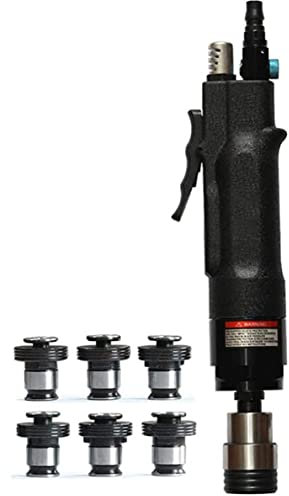 Máquina de roscado neumática con mandriles de M3-M12, máquina de roscado de retorno de cable de alimentación de aire fuerte autoblocante,Straighttype