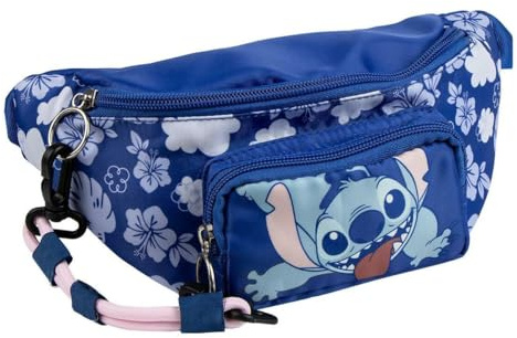 Sac Banane Stitch Bleu - Marque : Stitch - EAN : 8445484470017, Multicolore, Talla única, Moderne