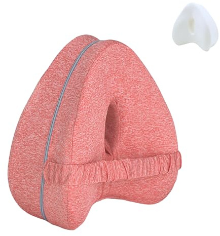MAGIC SELECT Almohada Ortopédica para Pierna y Rodilla, Cojín Ergonómico con Espuma Viscoelástica, Almohada para Dormir Posicionadora para Embarazadas Alivia Dolores de Articulaciones.