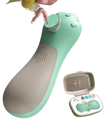 Smerigliatore per Unghie per | Tagliaunghie Silenzioso Animali | Tagliaunghie Elettrico per Unghie di Animali Domestici e Artigli di - Per Razze Piccole E Grandi, Pappagallini, Parrocchetti, Conure, C