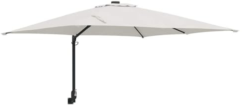 Vopese Garden Parasol Sand 248,5 x 247,5 x 160 cm Polyester and Steel For outdoor, terrace, and garden shading purposes ZSSCJ-UK42003235UK