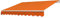 Mendler Alu-Markise T791, Gelenkarmmarkise Sonnenschutz 4,5x3m - Polyester Terracotta