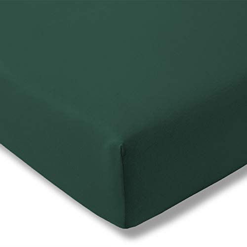 ESTELLA Spannbetttuch Zwirnjersey | blautanne
