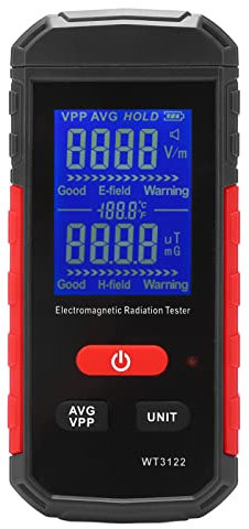 Geigerzähler, Elektrisches Feld, Magnetischer Strahlungsdetektor, Elektromagnetischer Feldstrahlungsdetektor mit LCD-Display