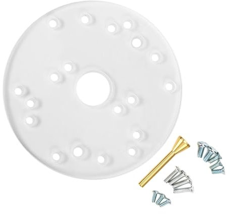 lmoikesz Placa base universal para fresadoras de molduras Herramienta de carpintería acrílica 1. Hecha de acrílico transparente tiene una excelente visibilidad