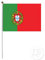 LP Divertissements Drapeau Portugal avec Baton 30x45cm