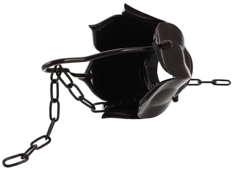 INOOMP Catena della Pioggia Catena di Pioggia di Petali Catene da Pioggia sospese Catene da Pioggia in Metallo Catena Antipioggia per Balcone Lega di Alluminio Black