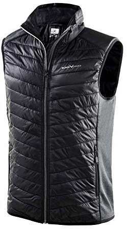 Black Crevice Herren ärmellose Weste, schwarz, Gr. M