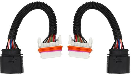 Arnés de Cableado para Faros de Xenón Resistente Al Desgaste 2 Piezas Izquierda y Derecha Ajuste Perfecto Rendimiento Estable 95563123911 para 2003 a 2006