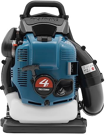 WindWilder - Soplador de hojas de gasolina de 75,6 CC, motor de 4 tiempos, longitud del tubo: 168 cm, tanque de combustible de 1,9 L, velocidad ajustable, soplador inalámbrico para jardín, césped y