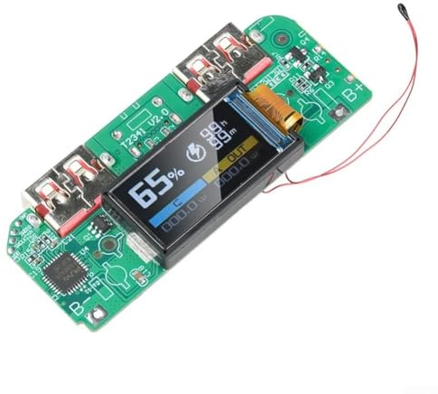 22 5W Veloce Ricarica USB Power Bank Modulo Con PD QC VOOC Protocollo Supporto, Schermo TFT Monitoraggio Della Batteria E Protezioni Elettriche Integrate Di Sicurezza