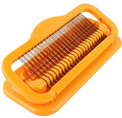 Hot Dog Cutter - Edelstahl Wurstschneider Bananenschneider Küchenhelfer für Obst, Gemüse, Hotdog, Schinken, Erdbeere, Gurke