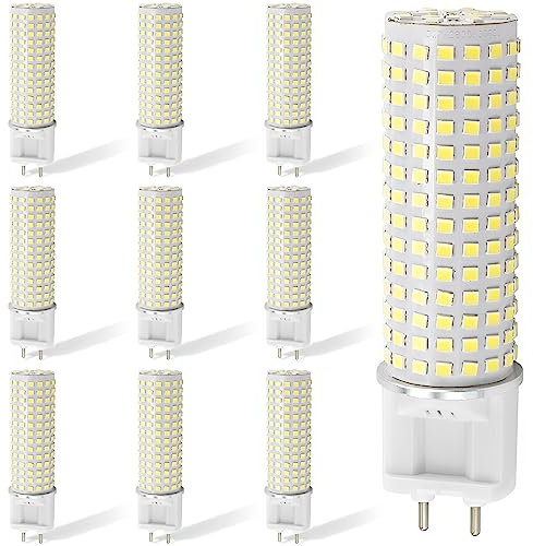 PAZWAHF Ampoule LED G12 20 W 3000 lumens Source de lumière G12 Ampoule LED G12 à Deux Broches (équivalent halogène 200 W) AC 85 V-265 V, Non Variable (10 pièces)